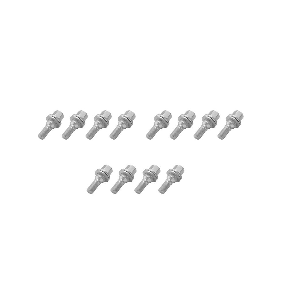 12Pcs 17Mm Car Wheel Nuts Bolts Flat For 206 308 3008 207 Cc Sw 508 C5 C4l 540567 4713068804898