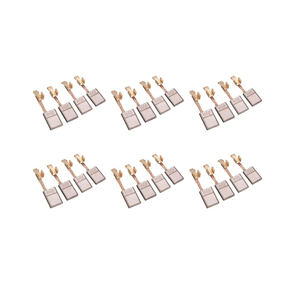 24Pcs Carbon Brushes For Dtd146 Dhp456 Dhp458 Bhp456 Bhp454 Cb440 Cordless Electric Hammer Drilling Machine 4713319059428