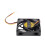 5pcs 70X70mm 12V 3-Pin PC Computer Case CPU  Brushless Cooler Cooling Fan Black 6
