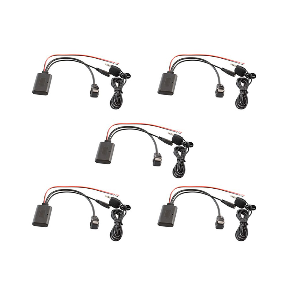 5X Car 5.0 Aux Cable Microphone Handsfree Mobile Phone Free Calling Adapter For Radio Ip-Bus P99 P01 6032982804042