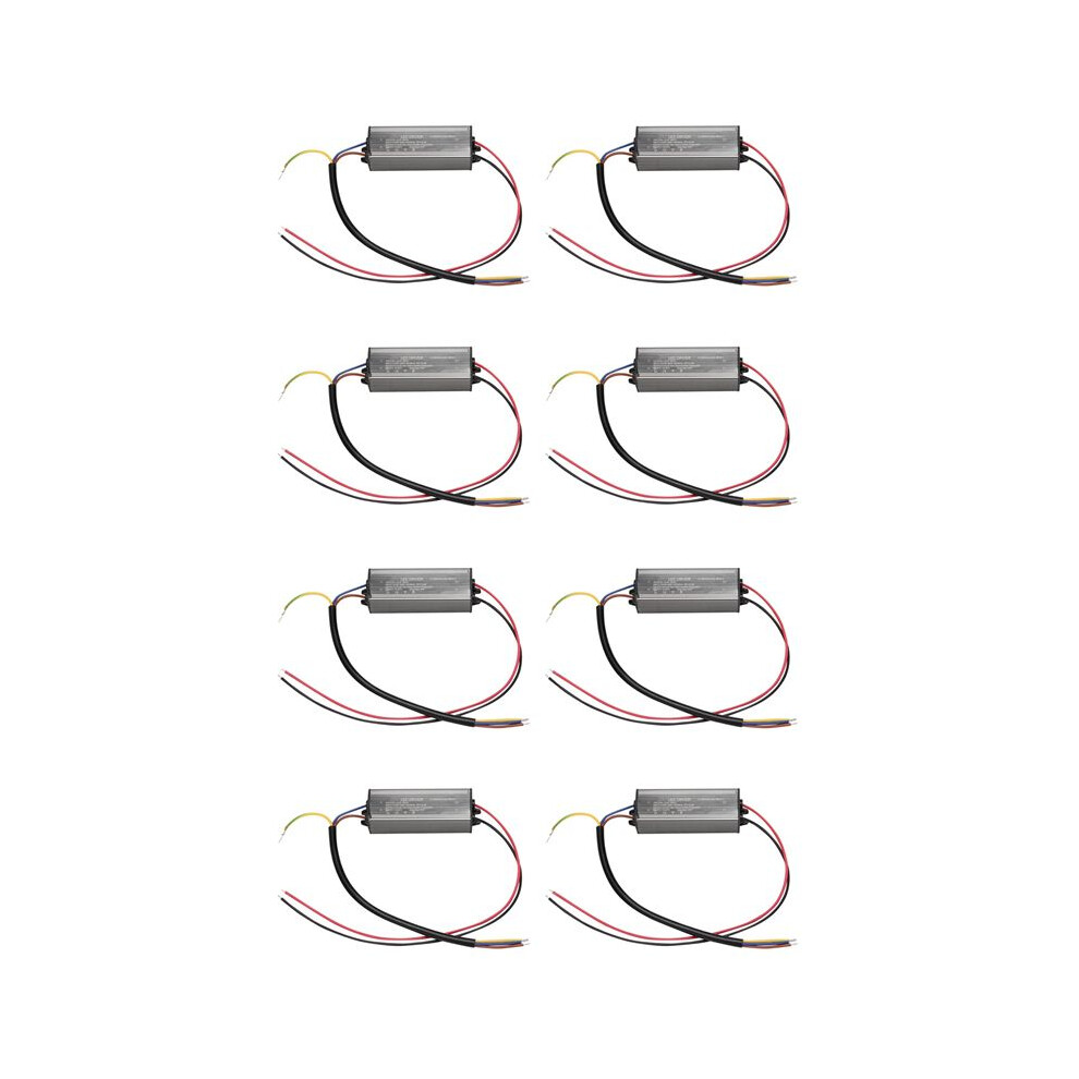 8X 30W Led Driver Constant Current Driver Power Supply Transformer Waterproof 4711722084495