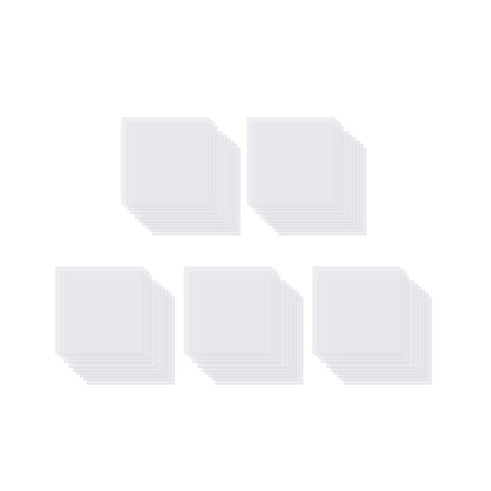 50Pcs 7Mil Blank Stencil Sheets, 12 X 12 Inch Mylar Template Stencil Material For & Silhouette Machines 4712662072931