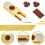 2X Billard-Pool-Queue-Spitzen-Former-Werkzeug Queue-Spitzenschleifer Burnisher Queue-Stick-Werkzeug U-Förmige Queue-Spitzen-Trimmer mit Schleifpapier 6