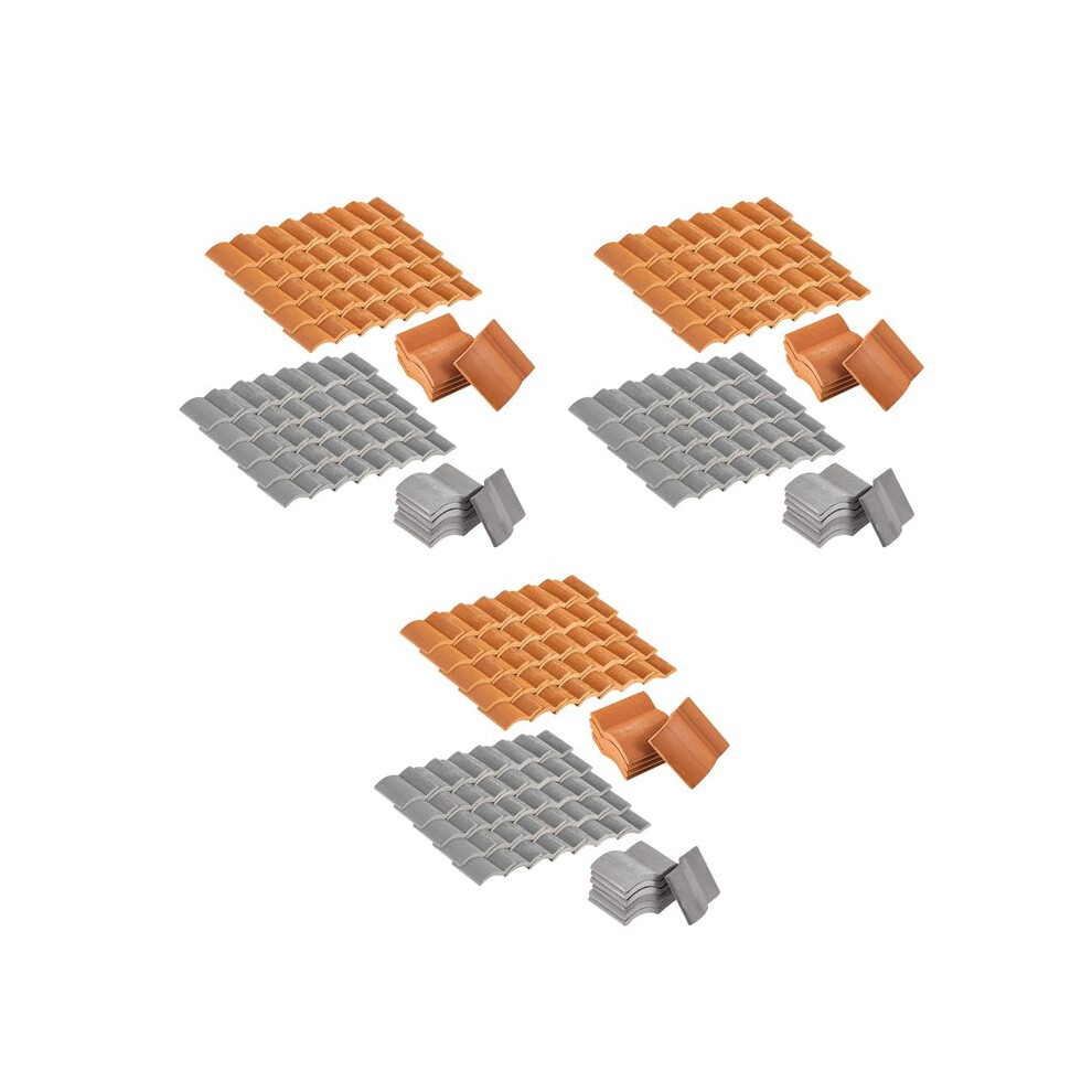600Pcs Roof Tiles Building Set Miniature Tiles Dollhouse Shingles Fake Tile Landscape Garden Diorama Roofing 6033130377838