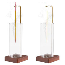 2X Incense Holder for Sticks,10Inch Anti Ash Flying Incense Holder with Removable Ash Catcher,Upside Down Incense Burner