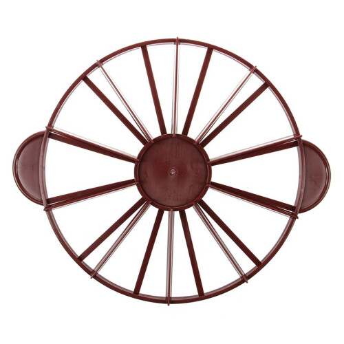4X Cake Divider Slice Pie Cake 10 / 12 Piece Equal Portion  Divider Dark Red 1