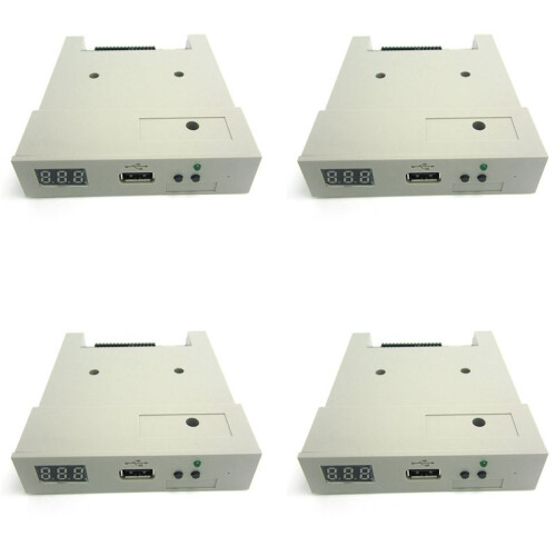 4X SFR1M44 U100 USB Floppy Drive Emulator ABS Machine for Industry Grey