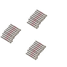 6 mm Diameter Silver Diamond Coated Drills Tiles Ceramic Glass Hole Saws (Pack of 30)