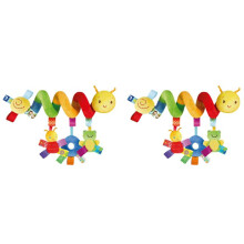 2X Cute Activity Spiral Crib Stroller Car Travel Hanging Toys Baby Rattles Toy