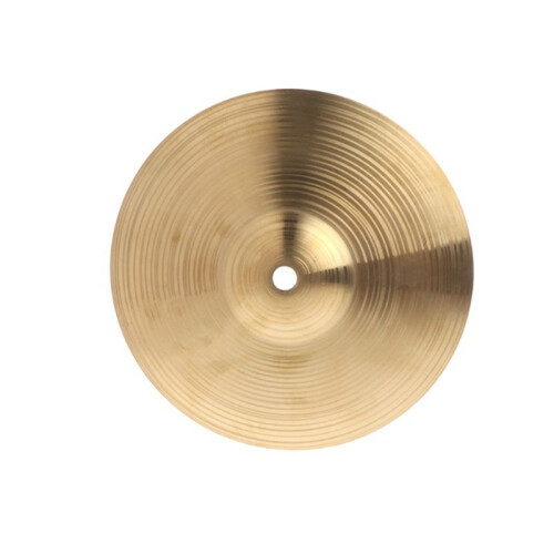 2X Latão Jazz Drum Crash Cymbals Alloy Cymbal Hi-Hat para Tocadores de Bateria Tambor de 12 Polegadas 2