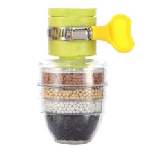 6Pcs Home Kitchen Water Softener Fluoride with Filtration Cartridge Faucet Purifier Faucet Tap Water Purifier Filter