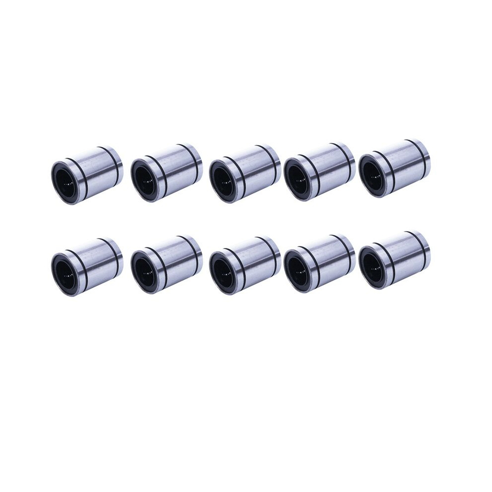 10X Lm20uu 20Mm Inside Dia Linear Motion Bush Bearing Bushing Silver 6033245279577