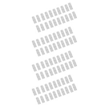 80pcs/Lot Wire Fixing Clamp Clip Desktop Wire Clear Clips Holder Clamps Cable Clip(Transparent Color)