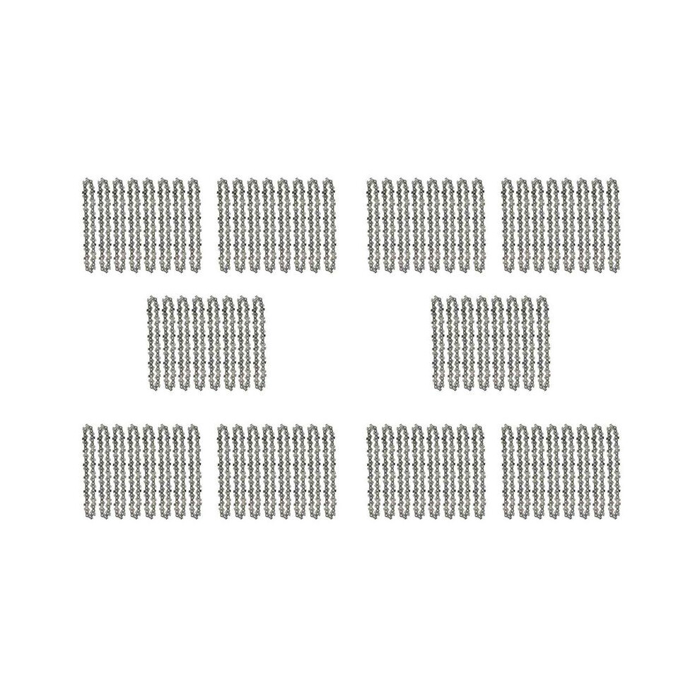 80 Pcs 4 Inch Steel Chainsaw Chain Electric Pruning Saw Accessory Garden Tool Replacement 4713319054430