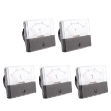5X Rectangle Ac 0-300V Anzeige Analog Voltage Panel Meter Voltmeter Dh670