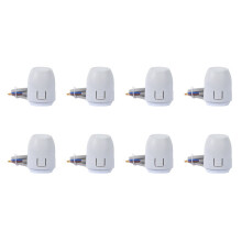 8X Floor Heating Valve NC AC 230V Electric Thermal Actuator Manifold for Underfloor Heating Thermostat