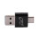 3X Card Reader Aluminum USB Type C OTG Micro-/TF External Memory Card Reader Adapter for Mobile Phone Computer(Black) 7
