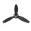 16 Propellers Props Replacement Parts Blades for  Bebop 2 Drone Black White 5