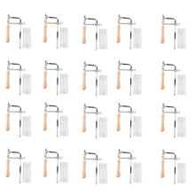 20X Professional Adjustable Saw Bow Wooden Handle of Jewelry Saw Frame Hand Tools Jeweler's Saw Frame