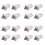 16PCS Front Bumper Retaining Clip for  407 407SW 607  C5 743712 1