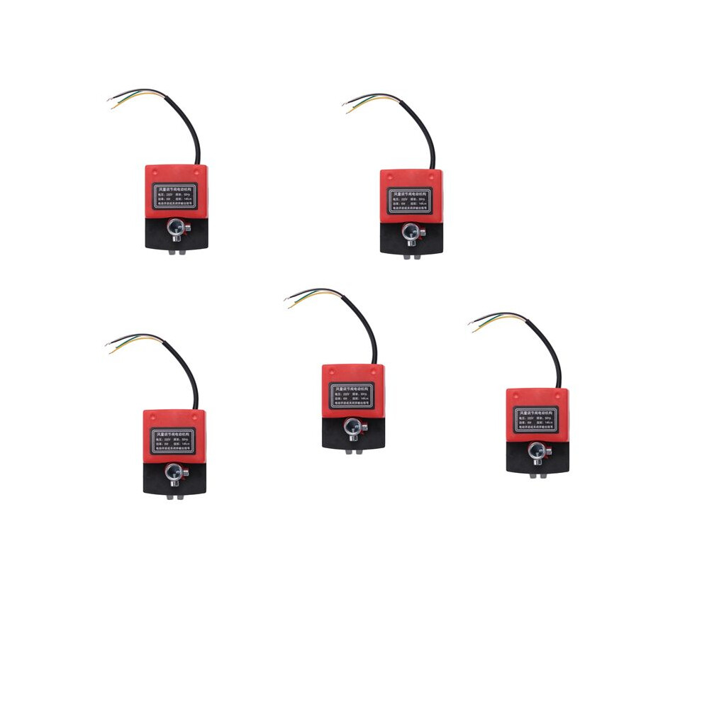 5X Air Damping Valve Ac220v Electric Duct Electric Damper Actuator For Ventilation Valves With Signal Feedback 4713633460245