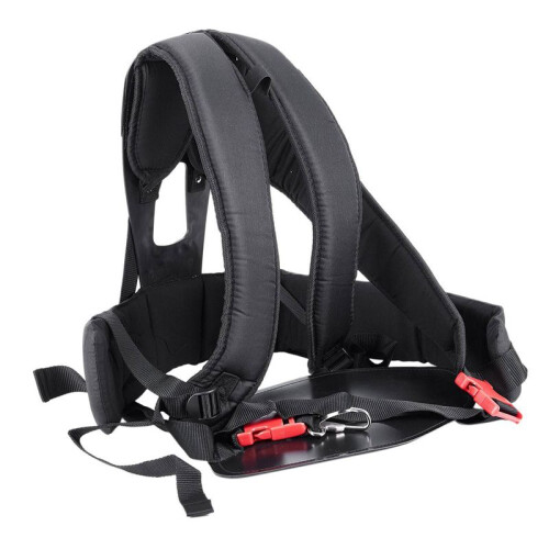 2X Grass Cutter Double Shoulder Strap Harness for Brush Cutter with Confortable Shoulder Padsleg Protection Panel 1