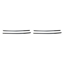 4x Auto Glanzend Zwart Voorbumper Mesh Center Grille Grill Moulding Strips Cover Trim voor   8 MK8 2021 2022