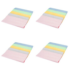 20Pcs Soft Chamois Glasses Cleaner Eyeglasses Fine Fiber Clean Cloth for Lens Camera Cleaning