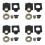 4X 11011 for HSP Electric Power  Drill Plate Nitro Engine Roto Backplate E-Start 1