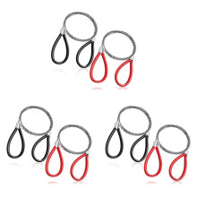 6 Pinces PVC Tuyau Scie à Câble en Acier Inoxydable Scie à Fil à Main Poche à Corde Scie à Fil de Survie D'Urgence Scie à Fil Outil de Coupe