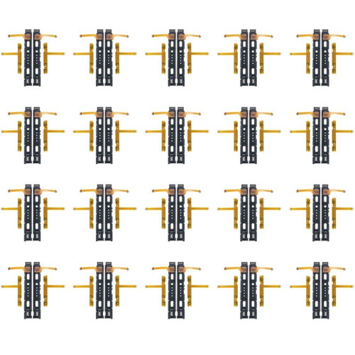20X Reemplazo LR Slide Left Right Slider Rail con SL SR Flex Cable para   NS   Controller