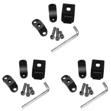 3X TG80 Headlight Fixed Shelf Handlebar 22mm 7/8Inch Motorcycle Headlight Mount Holder Tube Clamp for Cafe Racer Chopper