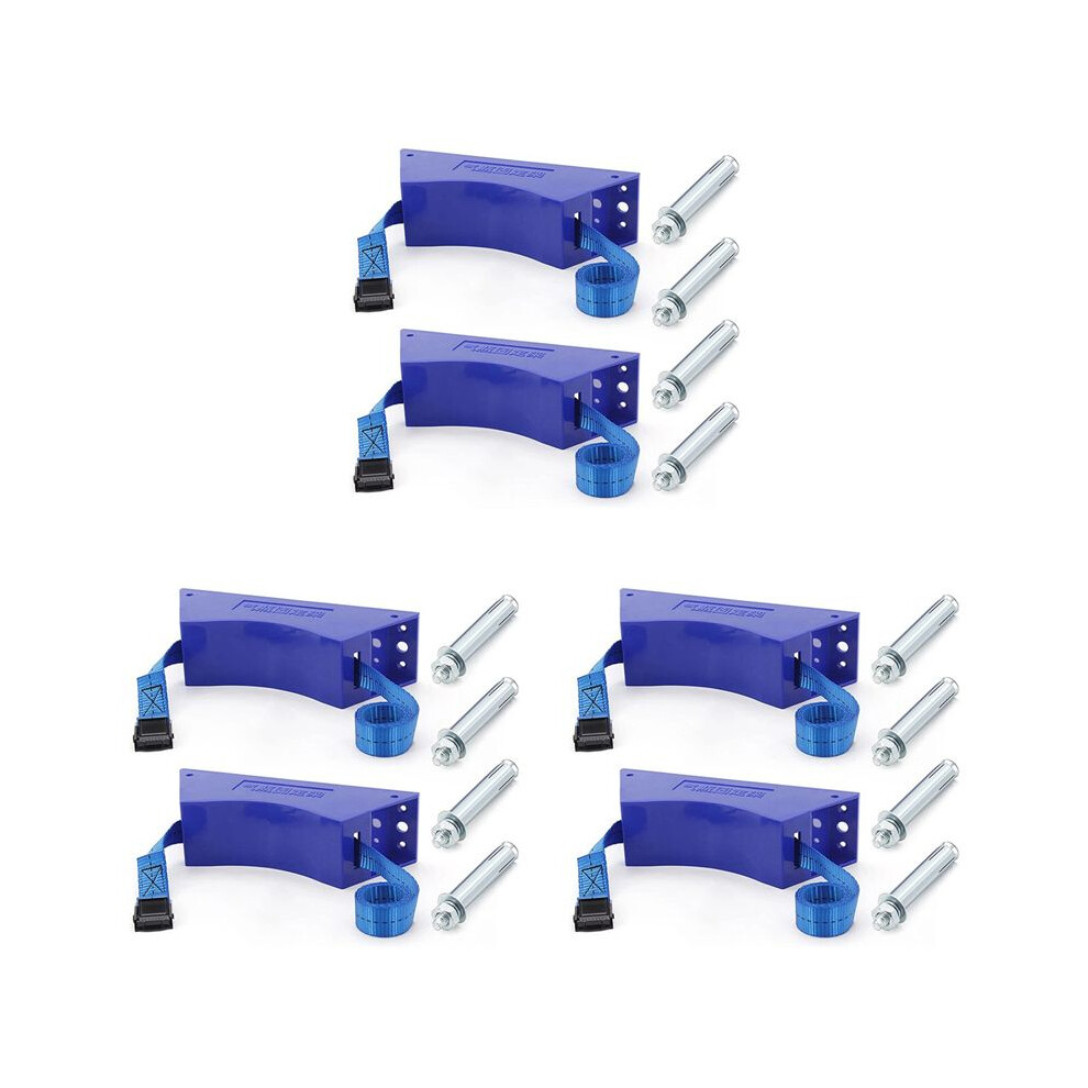 6Pcs Propane Tank Holder Cylinder Wall Mounted Bracket Gas Cylinder Bracket Durable Abs Gas Cylinder With Screws 4713156995316