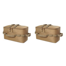 2X Acampamento Ao Ar Livre Saco de Armazenamento FogãO um GáS Canister Pot Saco de Transporte Saco de Piquenique UtensíLios de Cozinha Organizador