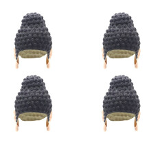4X Swimming Caps TathaGata Buddha Shape Durable Nonslip Flexible Latex Swim Caps for Surfing Kids Girls Boys Women Men