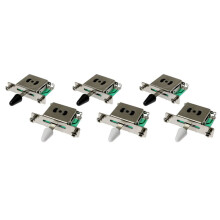 Interruttore A Levetta Selettore Pickup A 5 Vie da 6 Pezzi per Interruttori del Cambio per Chitarra Elettrica Serie ST/SQ