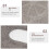 2X Cutting Board Plastic Kitchen Cutting Board Round Baking Board Fruit Vegetable Cutting Board with Handles 31cm 5