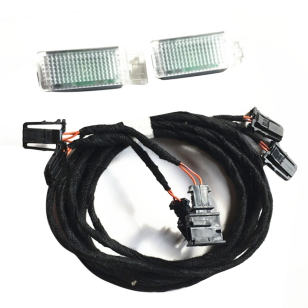 Led Footwell Foot Lamp Cable Wiring Harness For B7 B8 Cc 7 Mk7 7.5 Mk2 5Gg947409 Light 4713394350540
