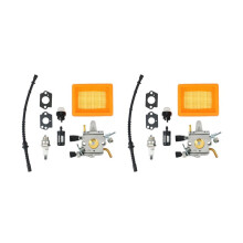 2X Carburetor Air Fuel Filter for FS400 FS450 FS480 SP400 Zama C1Q-S34H Carb 41281200651