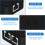 2 Port Gigabit Network  RJ45  Network Splitter Cable Extender Selector Power Free 2 Way Adapter Connector 5