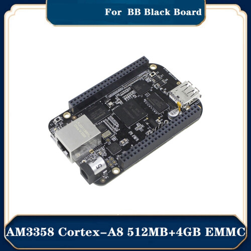 For Beaglebone BB Black Embedded AM3358 Cortex-A8 512MB DDR3+4GB EMMC BB Black AI Linux ARM Computer Development Board 1