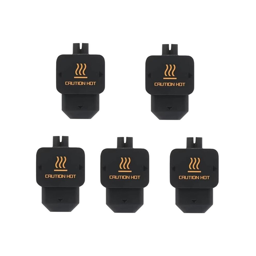 Saudism Silicone Protective Sleeve For H2d Hotend Silicone Cover For Bambu H2d 3D Printer Accessories 5Pcs
