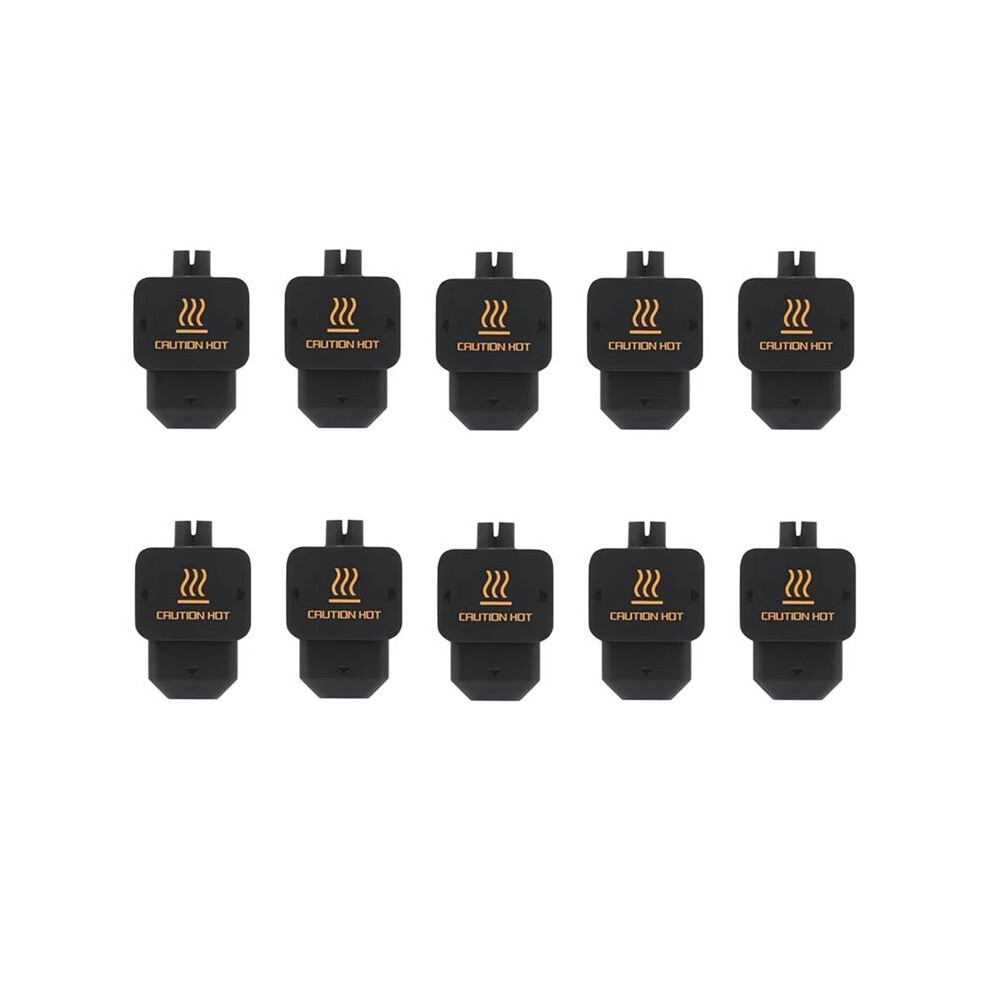 Saudism Silicone Protective Sleeve For H2d Hotend Silicone Cover For Bambu H2d 3D Printer Accessories 10Pcs