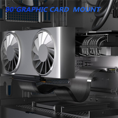 PCIE 4.0 Extension Cable PCIE 4.0 X16 Extender Riser Cable High Shielding Property Efficient for  Card 2
