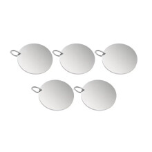 5pcs for H2D Round Stainless Steel Hangtags Laser Engraving and Cutting Handmade Diy Gift Pet Dog Tags 30mm