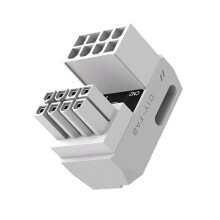 Adattatore di Alimentazione GPU PCle 3.0 A 8 Pin, Connettore A 180 Gradi, Adattatore A Gomito Ad Angolo Retto per Schede Grafiche Desktop D