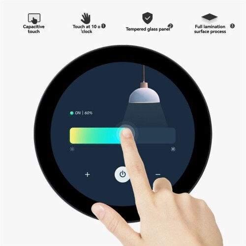 Waveshare 4 Inch Round Touch Display 800x800 Resolution IPS Screen 10-Point Multi-Touch Supports DeepSeek AI Voice Interaction 2