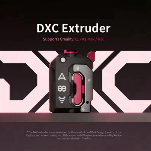 2Pcs Phaetus DXC Extruder Without Motor Extrusion Mechanism Kit for  K1 K1C K1 Max 3D Printer Part Accessory 2