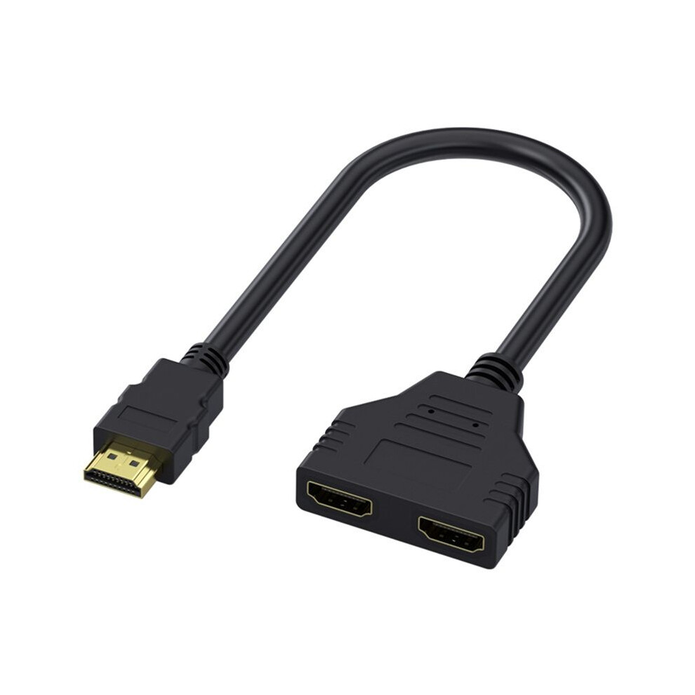 Hdtv 1 In 2 1080P Hdtv Splitter Adapter Male To 2 Female Adapter Hd Male To Female Conversion Cable 4713298641683