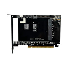 Placa Adaptadora PCIe 4.0 X16 para Gen-Z 4C+/SFF-TA-1002 com Suporte para Placa de Expansão OCP NIC 3.0 para Chassi Externo PCIe X16